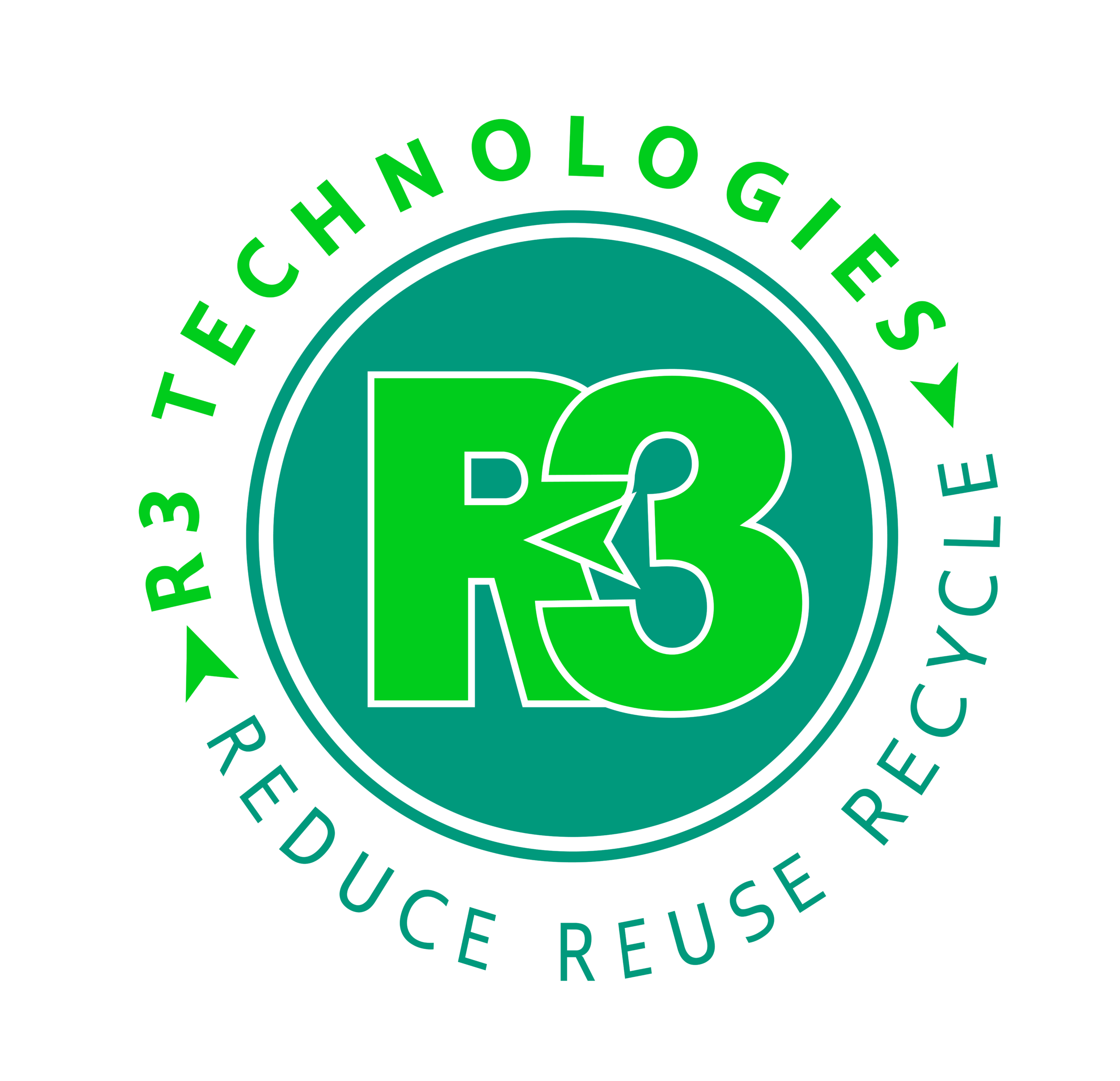 R3 Technologies Reduce Reuse Recycle Logo
